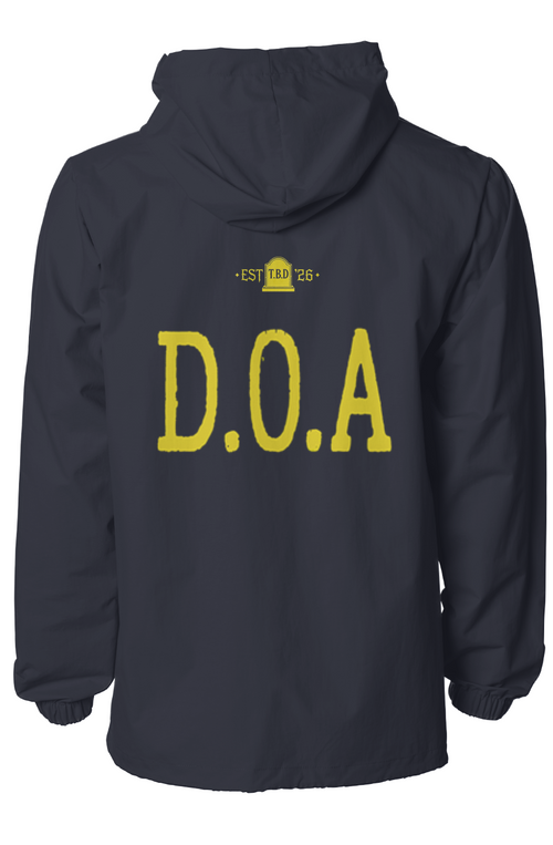 Water Resistant Hooded Windbreaker