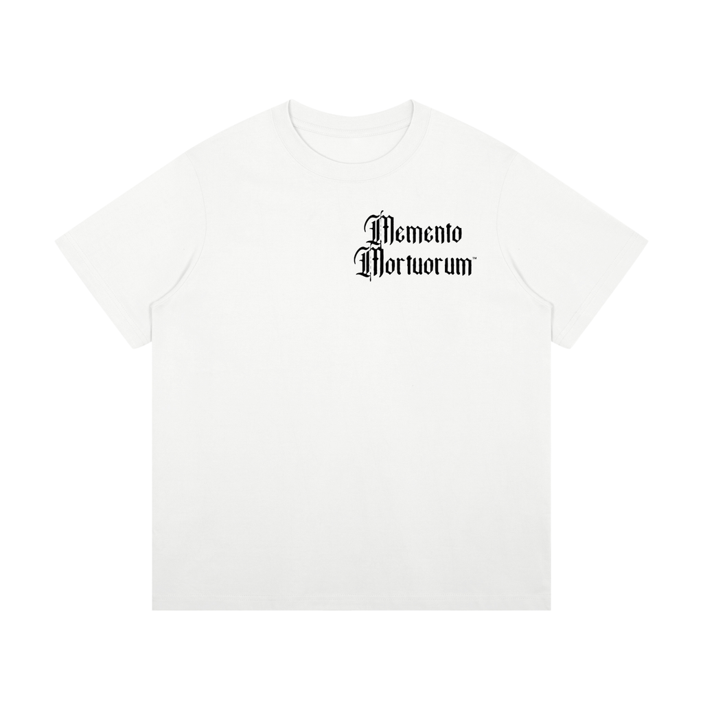 tshirt,white,memento,mortuorum,graphict,drop001,unisex,streetwear,g59,music,goth,dead,alove,remember